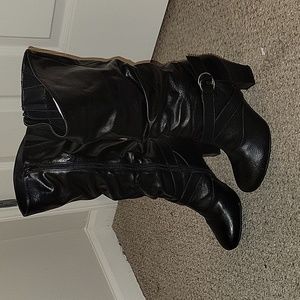 Black women's casual boots 8.5
